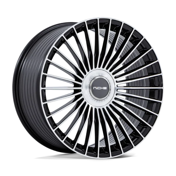 Niche – NC282 SERENE – Black – 20″x10.5″ 38mm – Summer Wheels – NC282BD20055N38