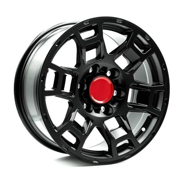 OE+ – TT01S – Black – 17″x8″ 15mm – All weather Wheels – TT01S17080156139MB