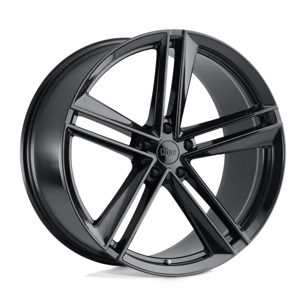 Ohm Wheels – LIGHTNING – Black – 18″x8.5″ 30mm – All weather Wheels – 1885LTG305120B64