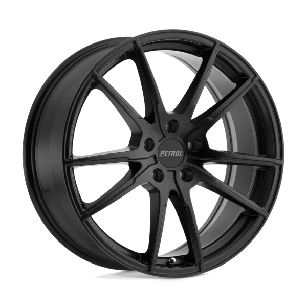 Petrol Wheels – P0A – Black – 17″x8″ 35mm – All weather Wheels – 1780P0A355100M72