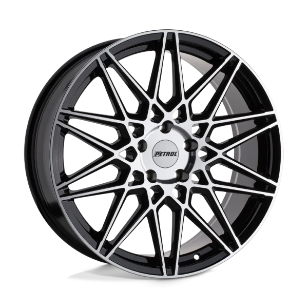 Petrol Wheels – P3C – Black – 17″x8″ 35mm – Summer Wheels – 1780P3C355120F76