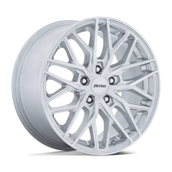Petrol Wheels – P3E – Silver – 17″x8″ 35mm – Summer Wheels – PE004SD17805135