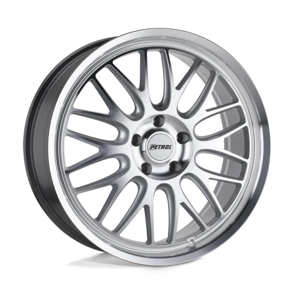 Petrol Wheels – P4C – Silver – 16″x7″ 40mm – Summer Wheels – 1670P4C404100S72