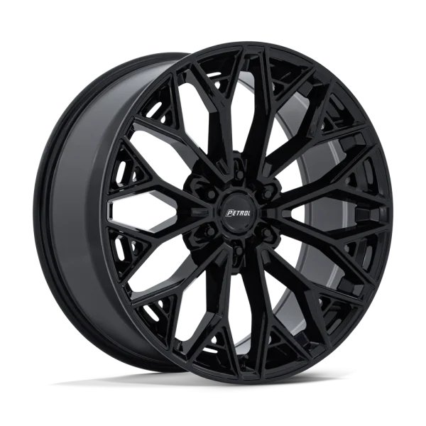 Petrol Wheels – P5E – Black – 20″x9.5″ 30mm – All weather Wheels – PE006BX20956330