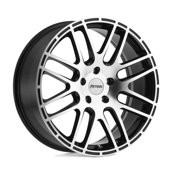 Petrol Wheels – P6A – Black – 17″x7.5″ 32mm – Summer Wheels – 1775P6A325112B72