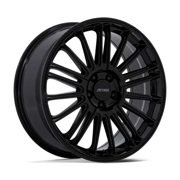 Petrol Wheels – PE001 P1D – Black – 17″x8″ 35mm – All weather Wheels – PE001BX17805135