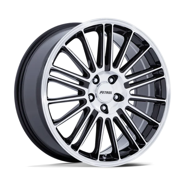 Petrol Wheels – PE001 P1D – Black – 17″x8″ 35mm – Summer Wheels – PE001BD17805135