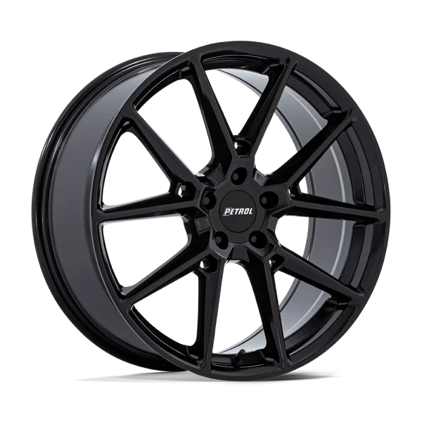 Petrol Wheels – PE002 P1E – Black – 17″x8″ 35mm – All weather Wheels – PE002BX17805135