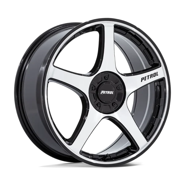 Petrol Wheels – PE003 P2E – Black – 17″x8″ 40mm – Summer Wheels – PE003DB17800140