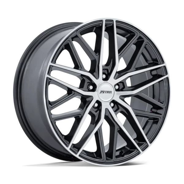 Petrol Wheels – PE004 P3E – Gunmetal – 17″x8″ 40mm – Summer Wheels – PE004AD17805740