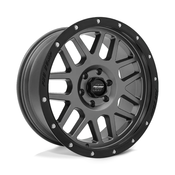 Pro Comp – PA40 VERTIGO – Grey – 17″x9″ -6mm – All weather Wheels – PXA2640-7973