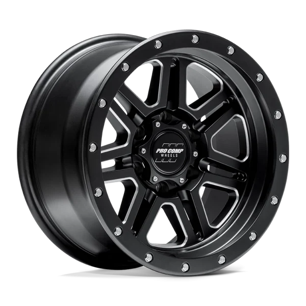 Pro Comp – PA62 APEX – Black – 17″x9″ -6mm – Summer Wheels – PXA5162-7983