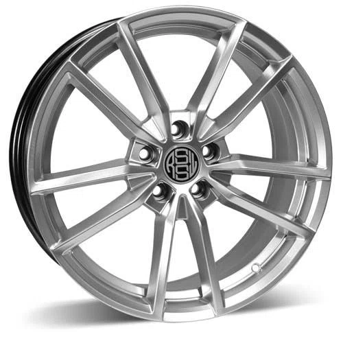 RSSW – Grid – Silver – 16″x6.5″ 38mm – All weather Wheels – AVW662GHS