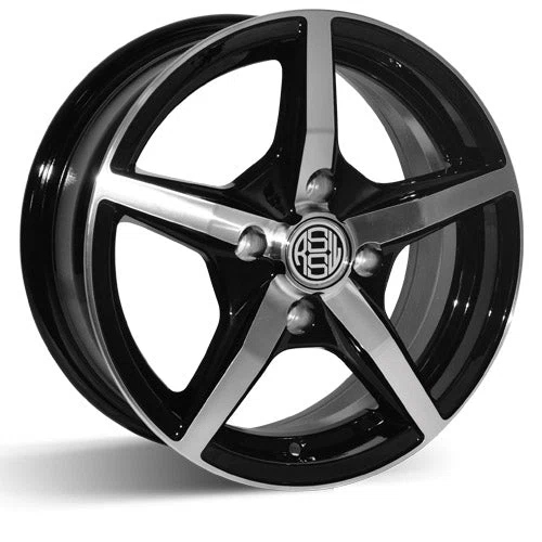 RSSW – Jazz – Black – 14″x6″ 38mm – Summer Wheels – AZZ440JBMF