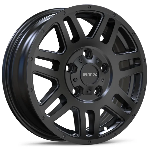 RTX Wheels – Adventure – Black – 16″x6″ 45mm – All weather Wheels – 083174