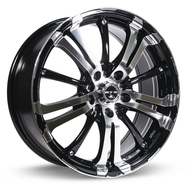 RTX Wheels – Arsenic – Black – 15″x6.5″ 40mm – Summer Wheels – 082658