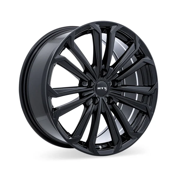 RTX Wheels – Aura – Black – 15″x6.5″ 38mm – All weather Wheels – 083085