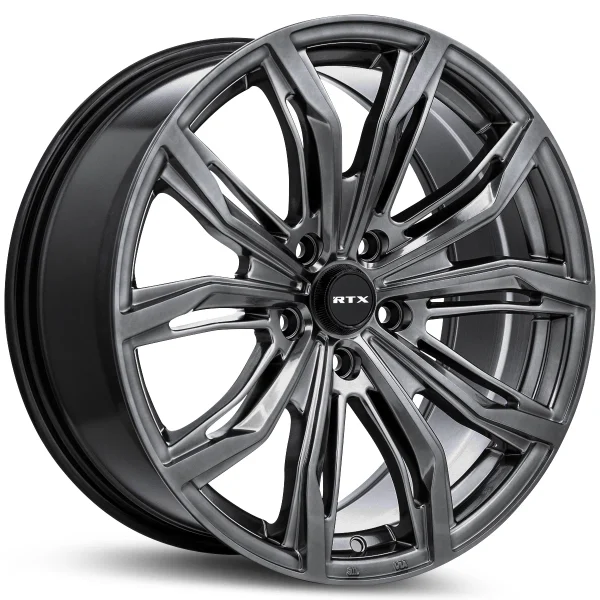 RTX Wheels – Black Widow – Black – 18″x8″ 42mm – All weather Wheels – 083260