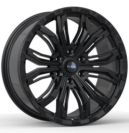 RTX Wheels – Black Widow – Black – 18″x9″ 18mm – All weather Wheels – 083466