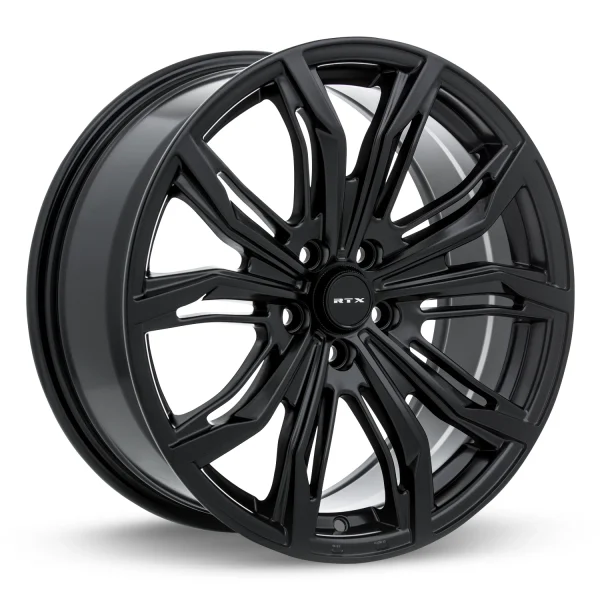 RTX Wheels – Black Widow – Black – 20″x9″ 18mm – All weather Wheels – 083467
