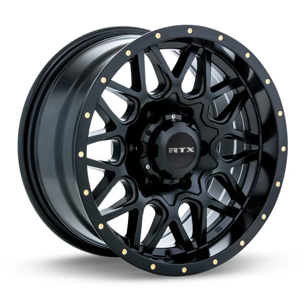 RTX Wheels – Canyon – Black – 18″x9″ 10mm – All weather Wheels – 081873