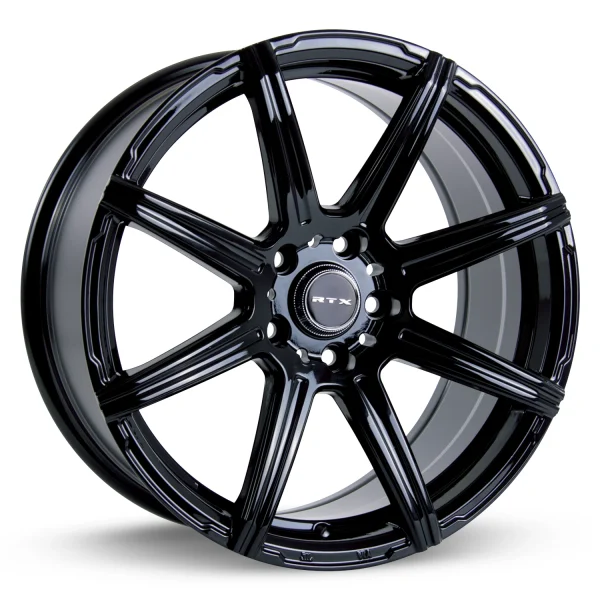 RTX Wheels – Compass – Black – 15″x6.5″ 38mm – All weather Wheels – 081545