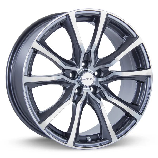 RTX Wheels – Contour – Gunmetal – 17″x7.5″ 38mm – Summer Wheels – 081627