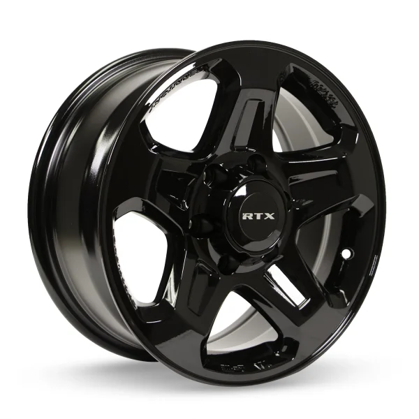 RTX Wheels – Courier – Black – 16″x7″ 30mm – All weather Wheels – 082740