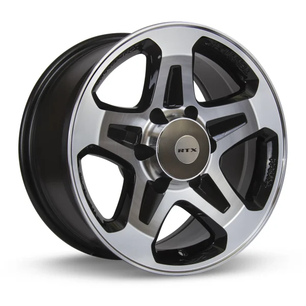 RTX Wheels – Courier – Black – 16″x7″ 30mm – Summer Wheels – 081927