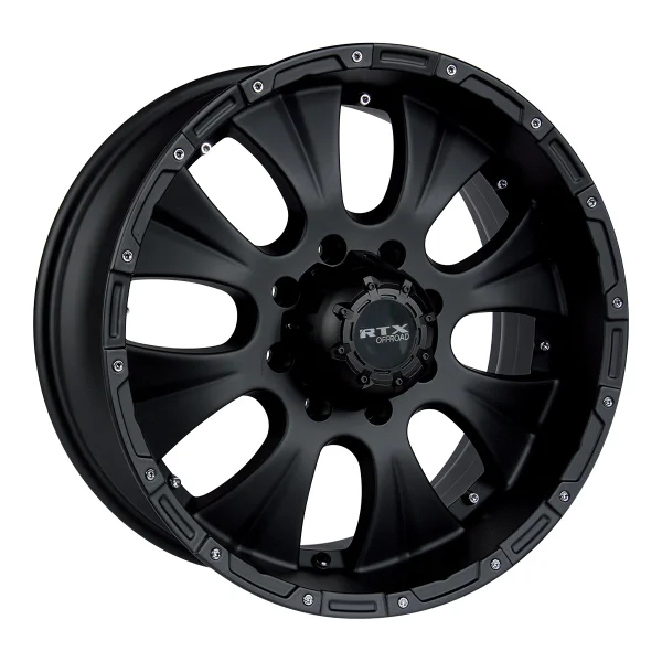 RTX Wheels – Crawler – Black – 17″x8″ 20mm – All weather Wheels – 081346
