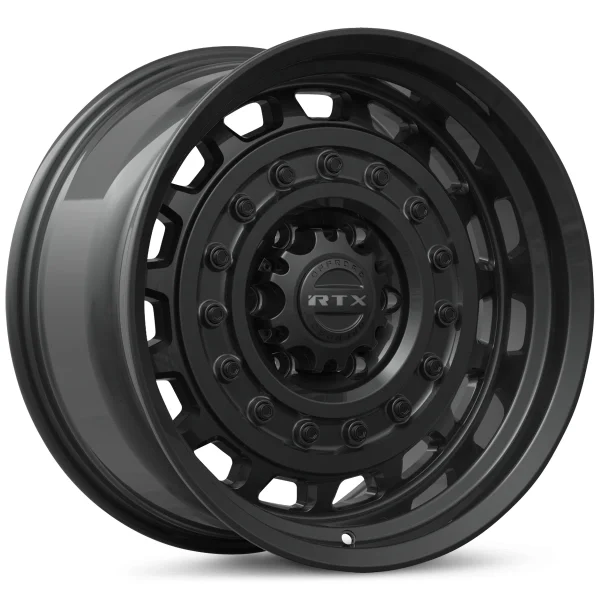 RTX Wheels – Crusader – Black – 17″x9″ -12mm – All weather Wheels – 083308