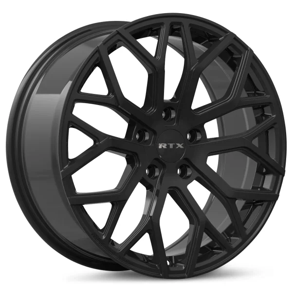RTX Wheels – D01 – Black – 18″x8″ 45mm – All weather Wheels – 083276