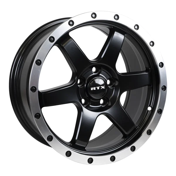 RTX Wheels – Dakar – Black – 17″x8″ 35mm – Summer Wheels – 083012
