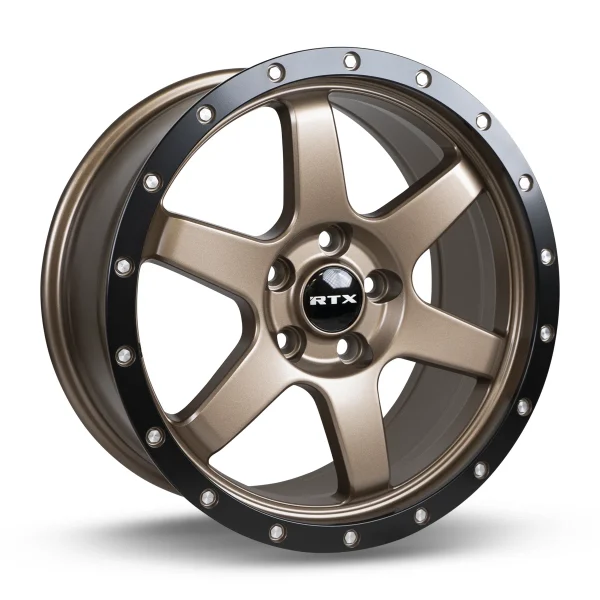 RTX Wheels – Dakar – Bronze – 17″x8″ 35mm – All weather Wheels – 083013