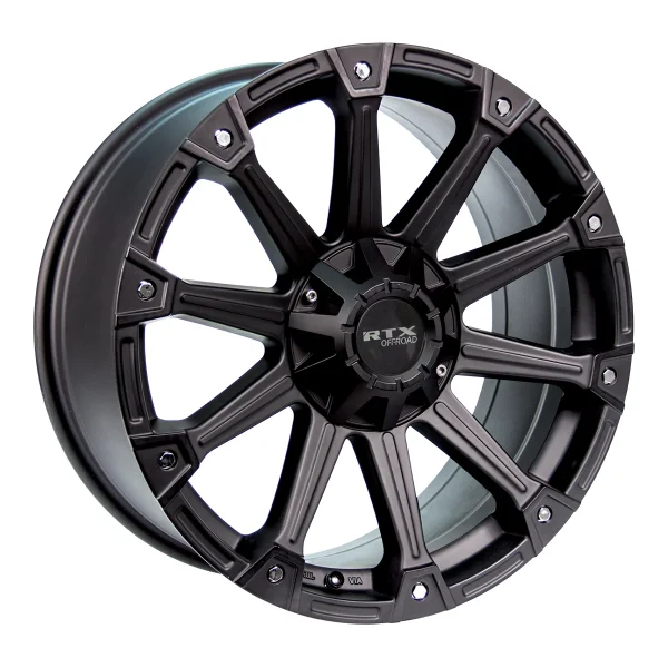 RTX Wheels – Dune – Black – 20″x9″ 25mm – All weather Wheels – 081310