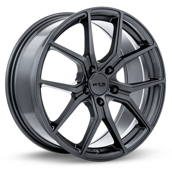 RTX Wheels – FF10 – Gunmetal – 18″x8″ 38mm – All weather Wheels – 082619