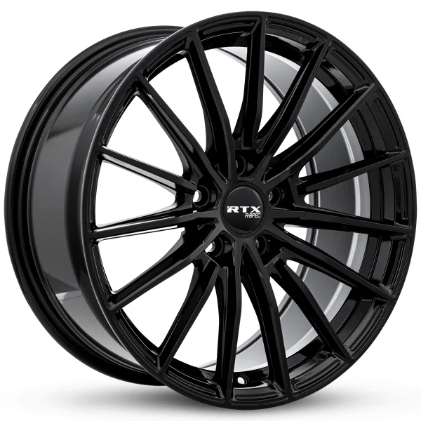 RTX Wheels – FF15 – Black – 18″x8″ 40mm – All weather Wheels – 082877