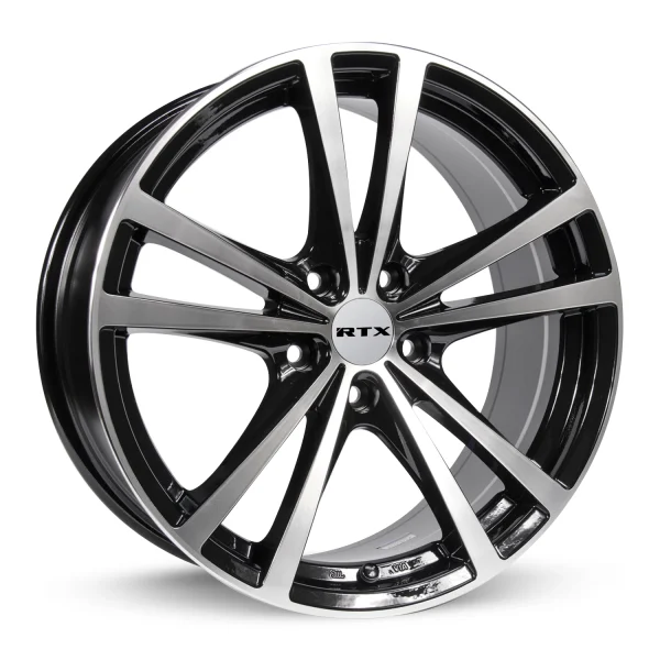 RTX Wheels – Force – Black – 15″x6.5″ 45mm – Summer Wheels – 081223