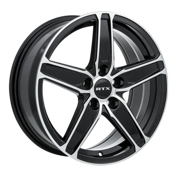 RTX Wheels – Frost – Black – 16″x6.5″ 42mm – Summer Wheels – 082329