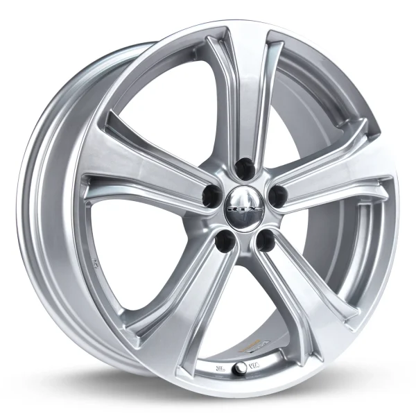RTX Wheels – Fuji – Silver – 17″x7″ 48mm – All weather Wheels – 081028