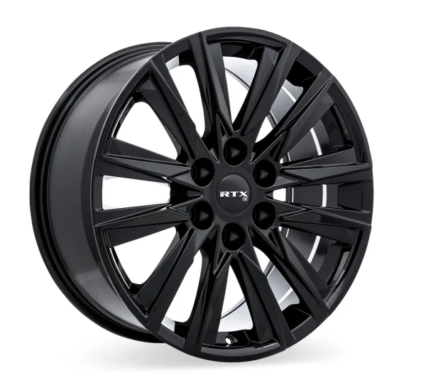 RTX Wheels – GM-01 – Black – 20″x9″ 25mm – All weather Wheels – 083084