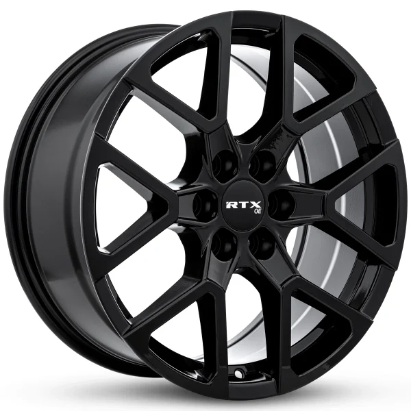 RTX Wheels – GM-02 – Black – 20″x8.5″ 35mm – All weather Wheels – 083237