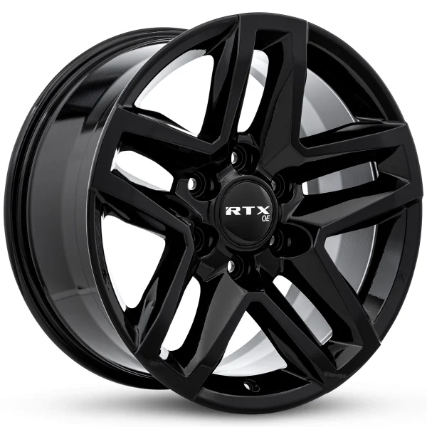RTX Wheels – GM-04 – Black – 18″x8.5″ 26mm – All weather Wheels – 507436