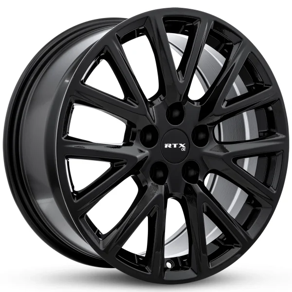 RTX Wheels – GM-06 – Black – 18″x8″ 35mm – All weather Wheels – 083265