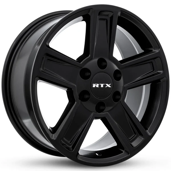 RTX Wheels – Glacier – Black – 17″x8″ 15mm – All weather Wheels – 082177