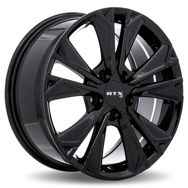 RTX Wheels – HD-01 – Black – 17″x7.5″ 45mm – All weather Wheels – 083186