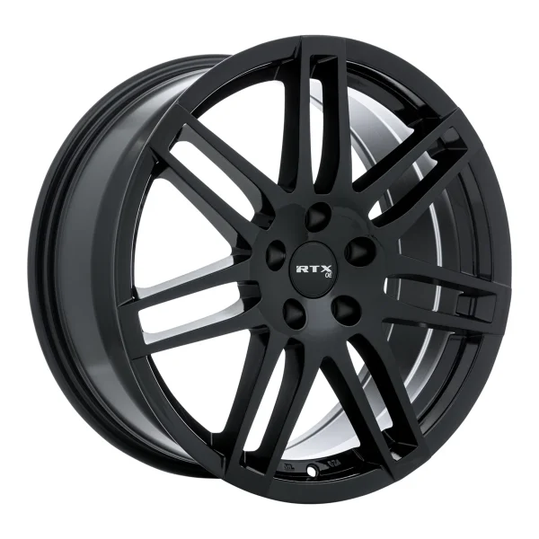 RTX Wheels – Ingolstadt – Black – 18″x8″ 35mm – All weather Wheels – 082889