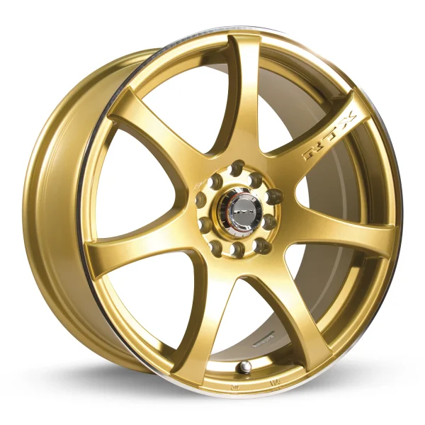 RTX Wheels – Ink – Gold – 17″x7.5″ 42mm – Summer Wheels – 081131