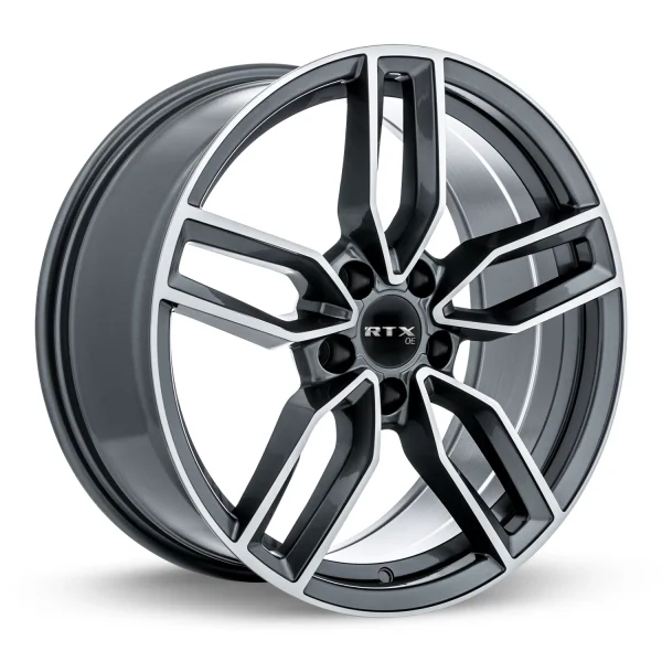 RTX Wheels – Kempten – Black – 18″x8″ 35mm – Summer Wheels – 507405