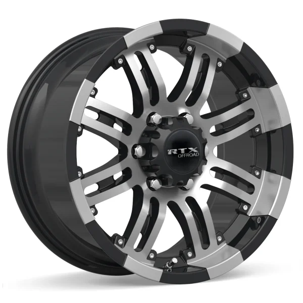 RTX Wheels – Loki II – Black – 18″x9″ 20mm – Summer Wheels – 082688